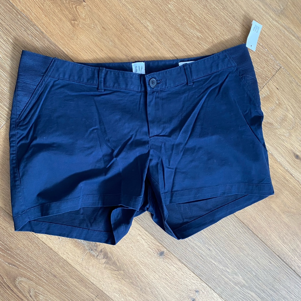 Maternity GAP Women's Navy Blue and Gray Shorts NWT